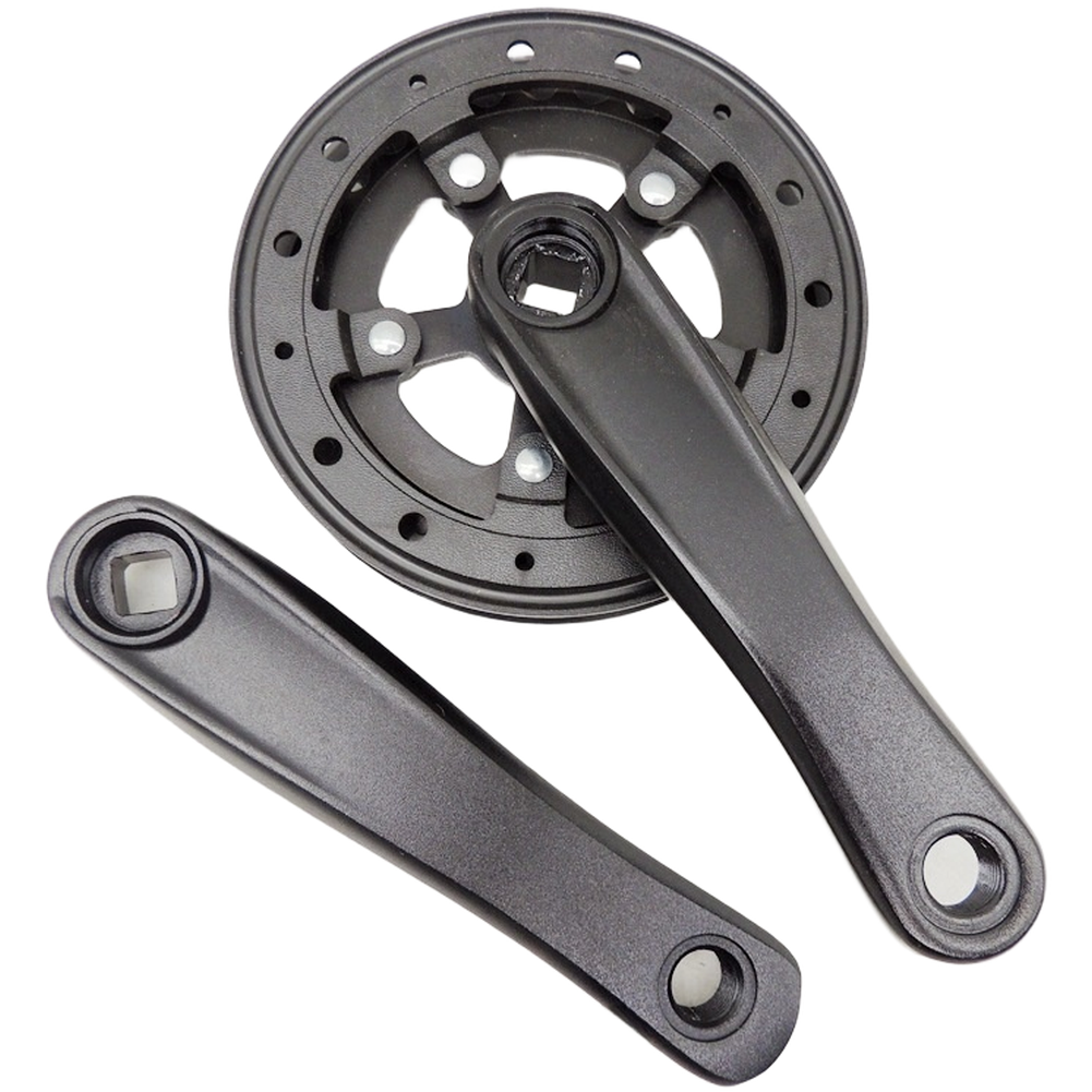 140mm Crankset Square Taper 28/30/32T Alloy Chainring for Youth Bicycle Upgrade