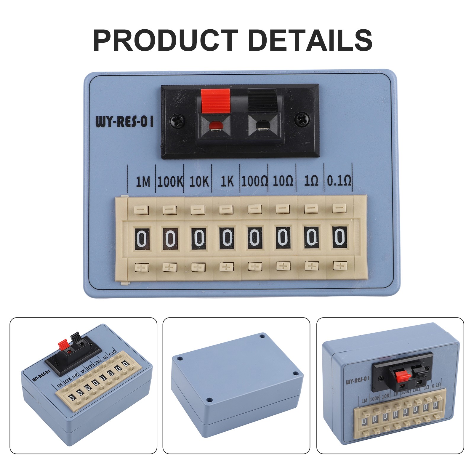 For Circuit Testing Pocket Resistance Box Compact Design Flexible Resistor Range