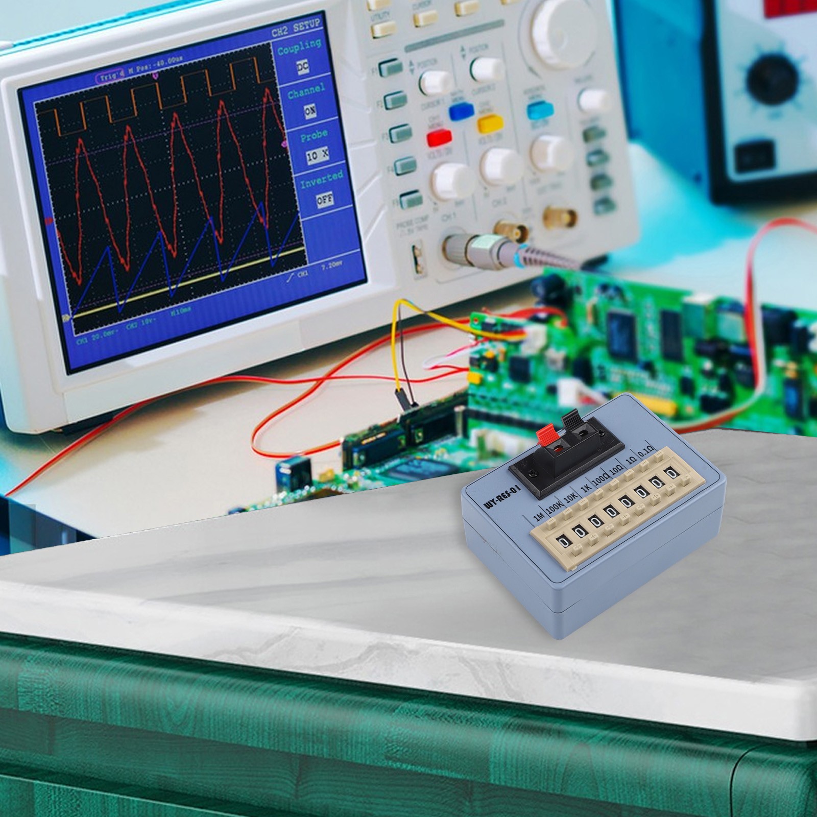 WY RES 01 Resistance Box With Eight Level Adjustment For Precise Testing New