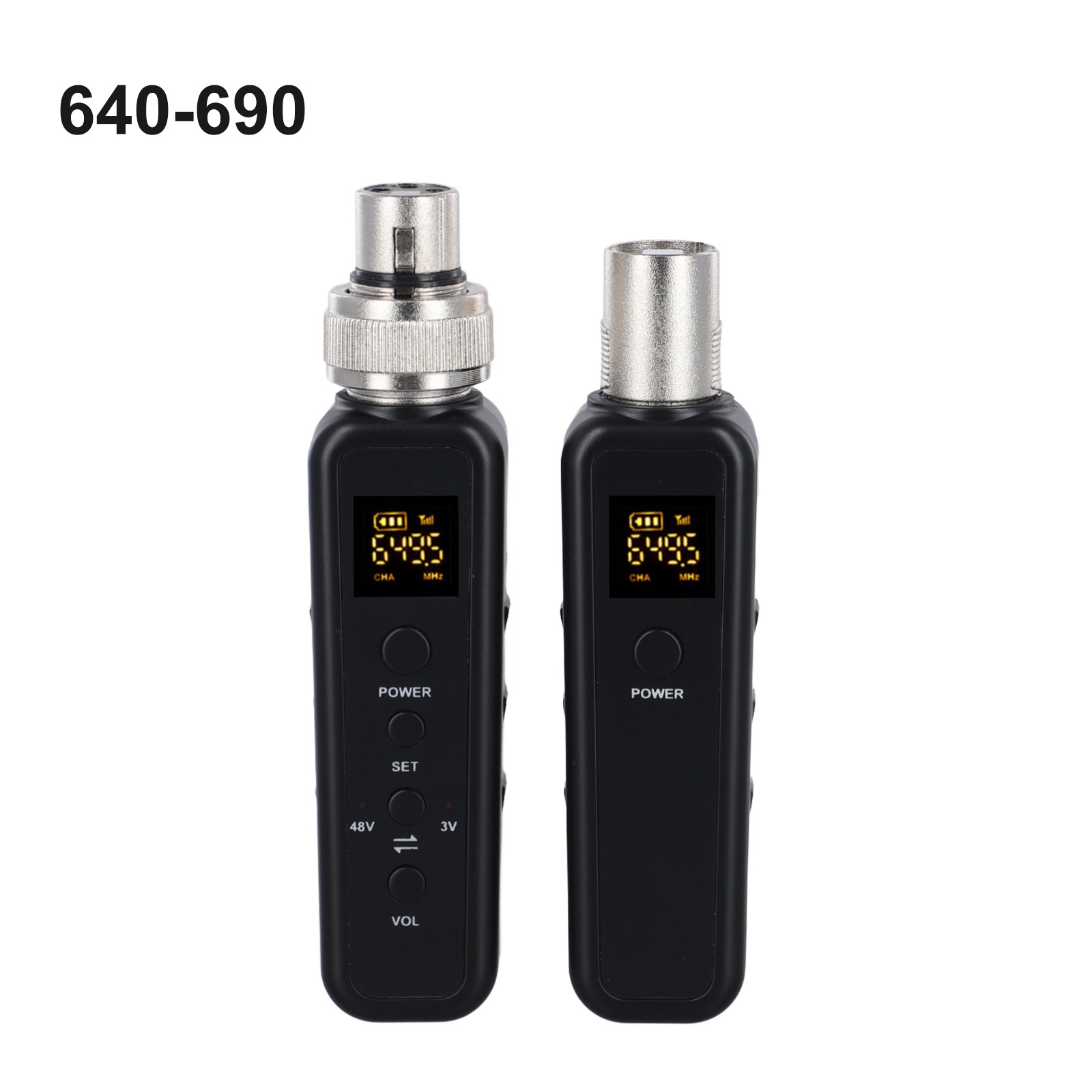 Long Range Mic Wireless XLR Stage Performance Dynamic Microphone Support