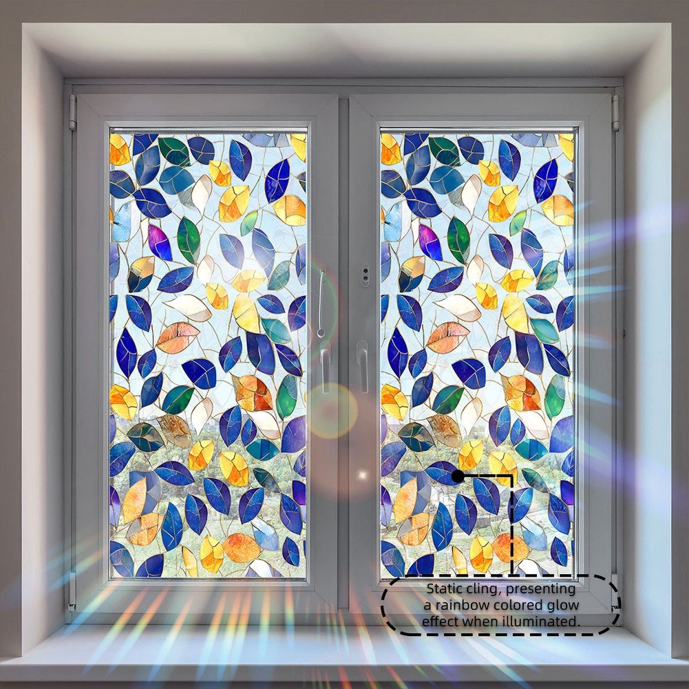 Light Filter Rainbow Window Film Glass Effect Finish Modern Minimalist Pattern