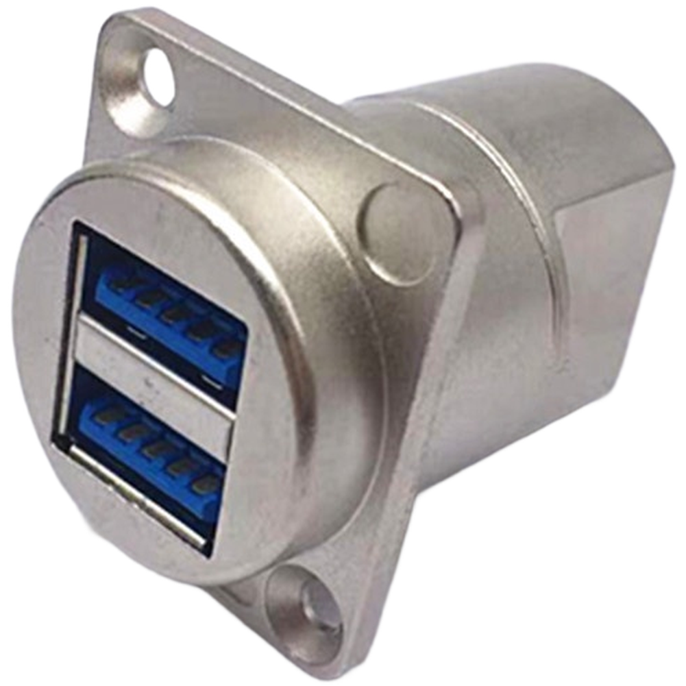 USB3.0 Panel Mount Dual-Port Design Panel Mount Installation für Audio Video