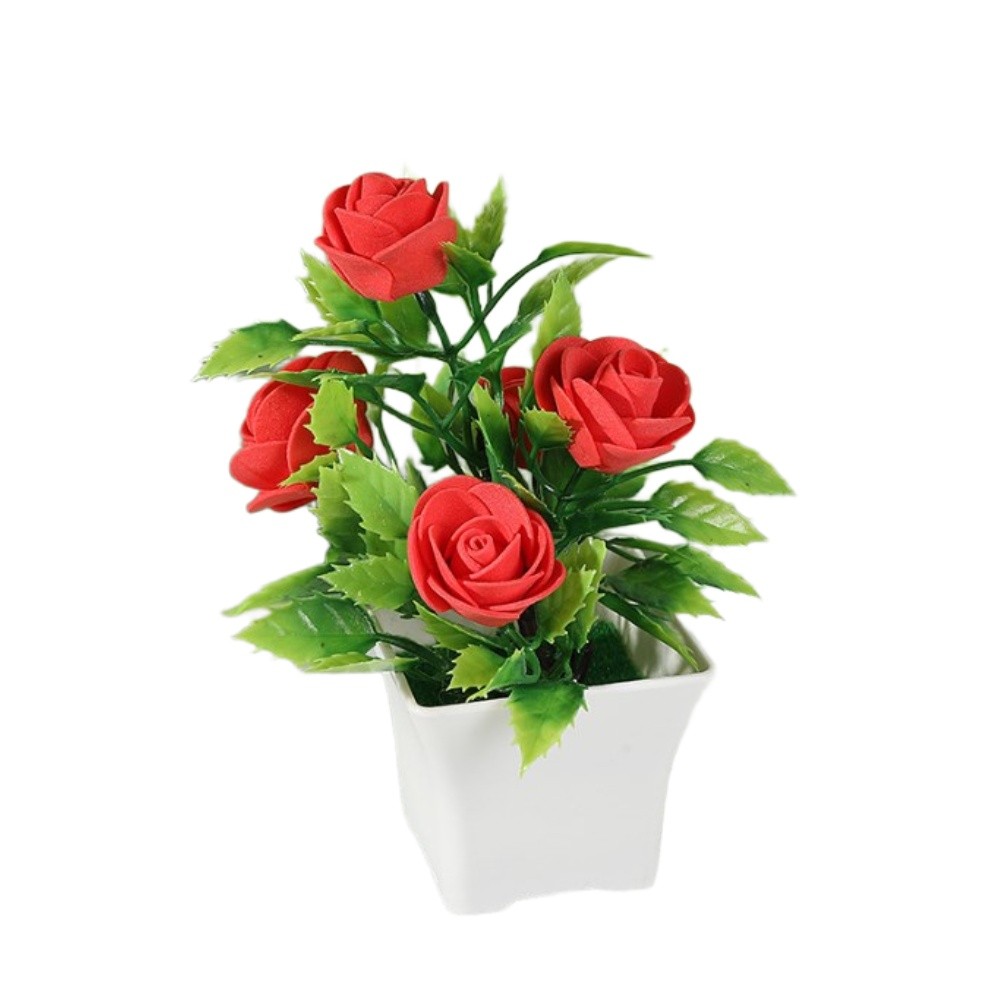 Lifelike Arrangement Dining Table for accent Foam Flower Plant Tabletop Decor