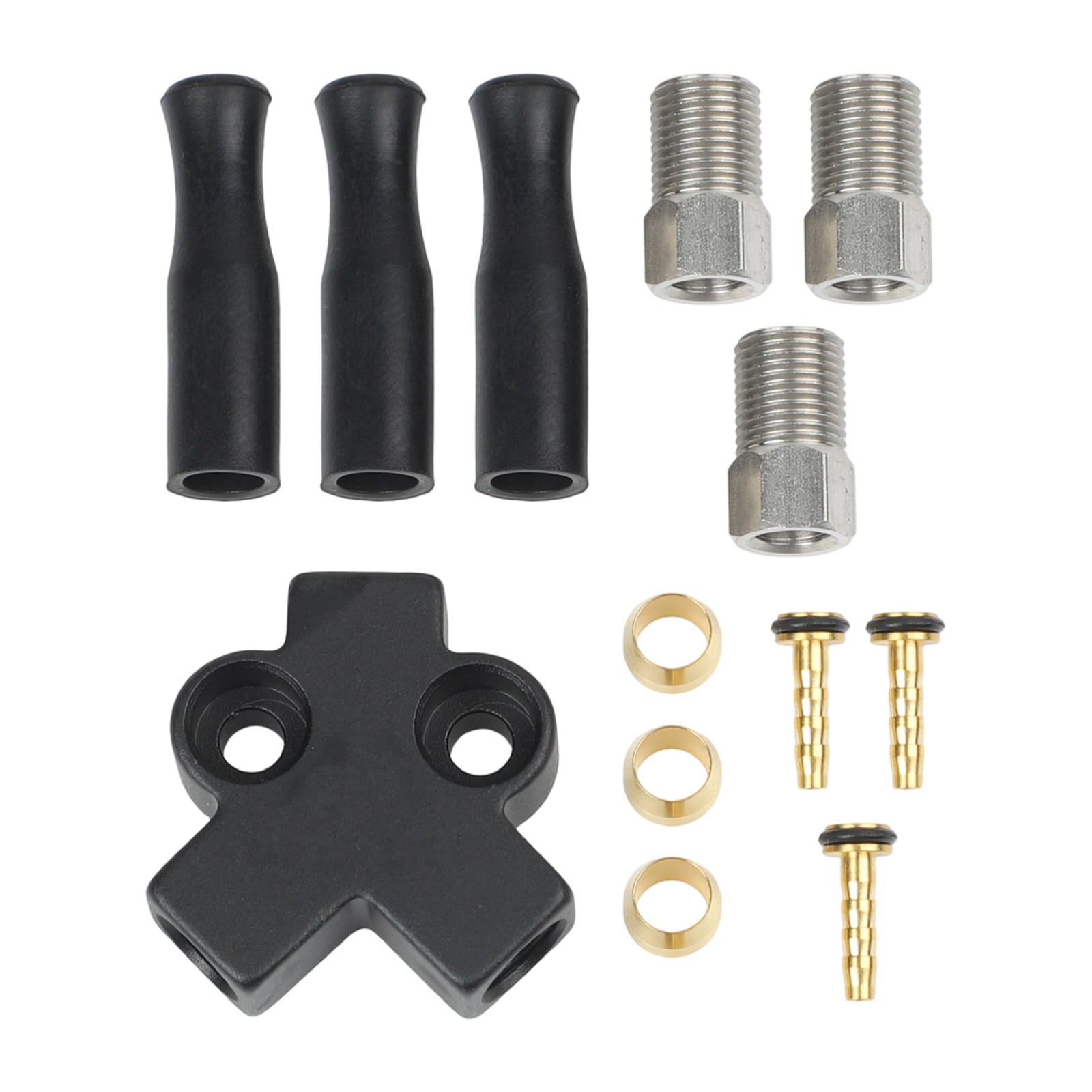 Enhanced Performance Hydraulic Brake Cable Tee Adapter for Modified Bikes