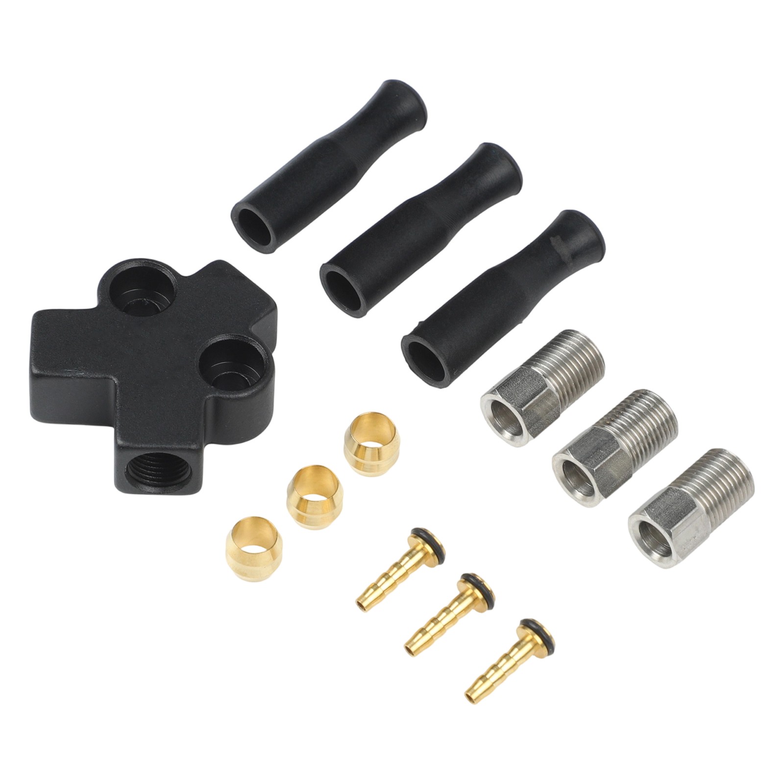 Enhanced Performance Hydraulic Brake Cable Tee Adapter for Modified Bikes