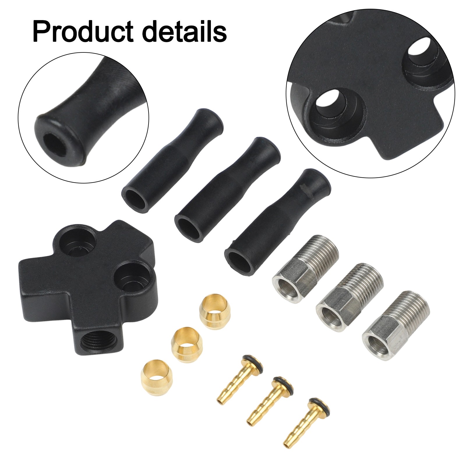 Enhanced Performance Hydraulic Brake Cable Tee Adapter for Modified Bikes