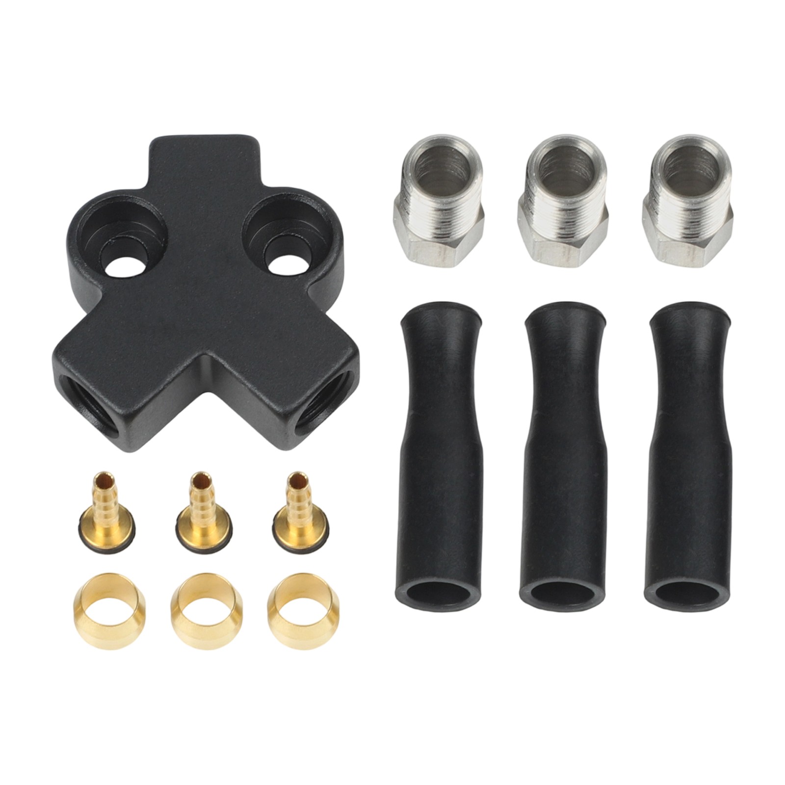 Enhanced Performance Hydraulic Brake Cable Tee Adapter for Modified Bikes