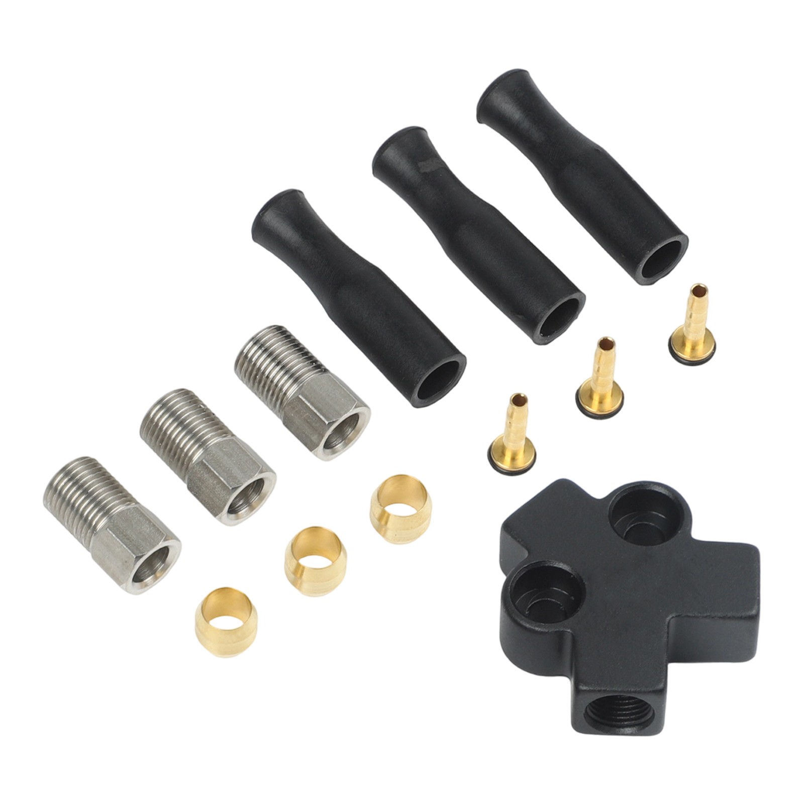 Enhanced Performance Hydraulic Brake Cable Tee Adapter for Modified Bikes