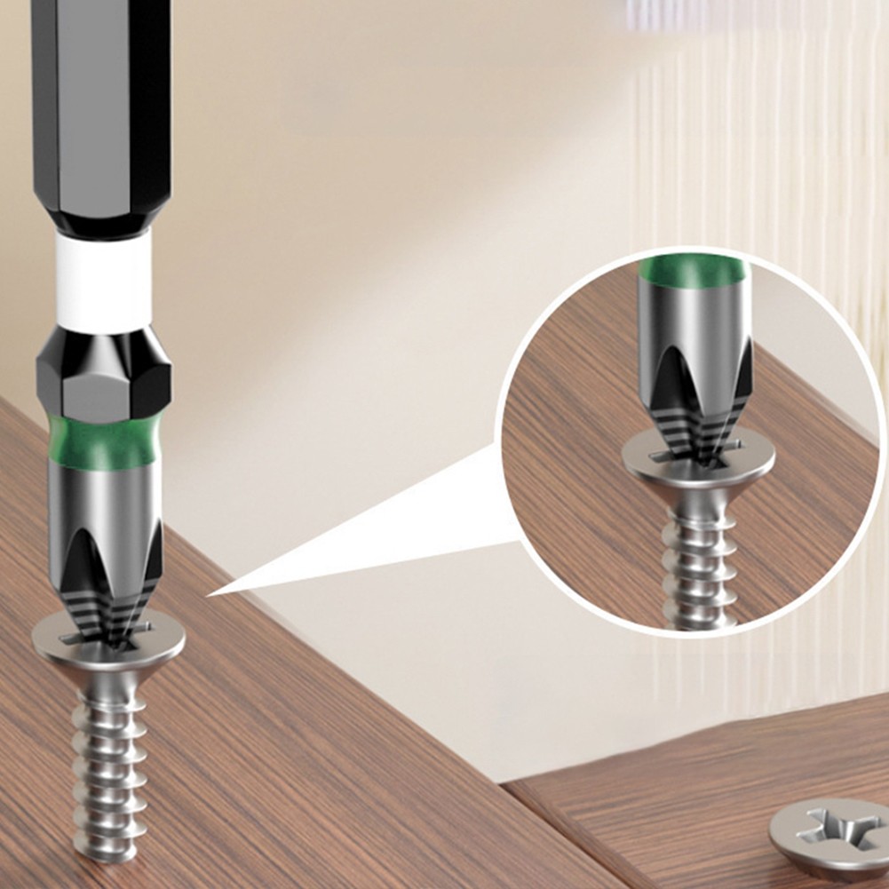 Precision Fit Magnetic Hex Bit Set Shock-Resistant Design Standard Hex Shank