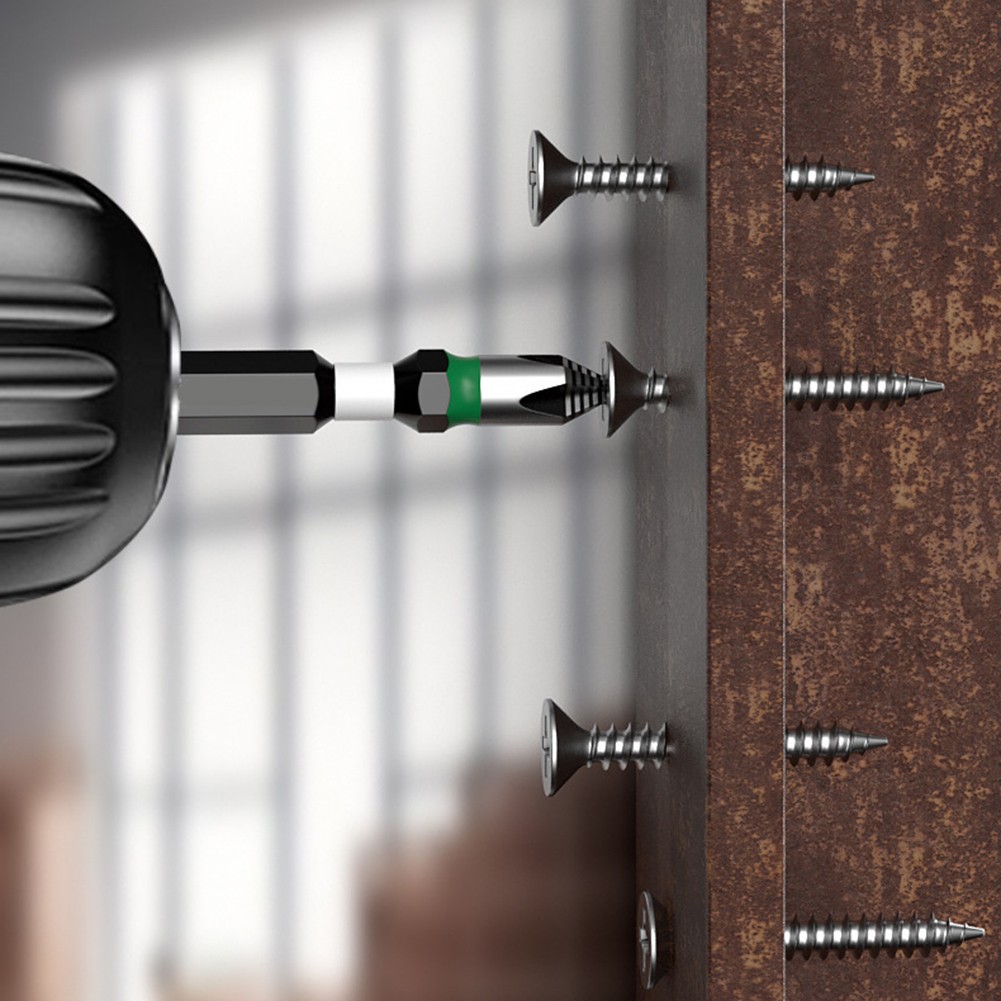 Precision Fit Magnetic Hex Bit Set Shock-Resistant Design Standard Hex Shank