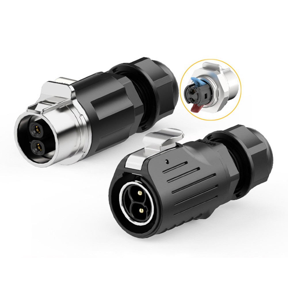 Tool-Free Assembly IP68 Rated Connector for Industrial Automation Equipment