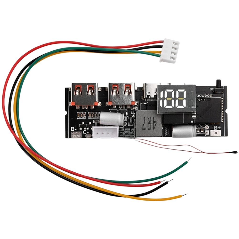 Dual USB C PCB Board for 100W 65W Bank with Quick Charge Support