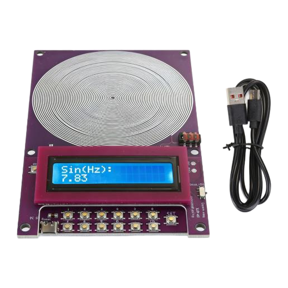 Signal Generator with MicroUSB Interface for Schumann 7.83Hz Sine Wave Delivery