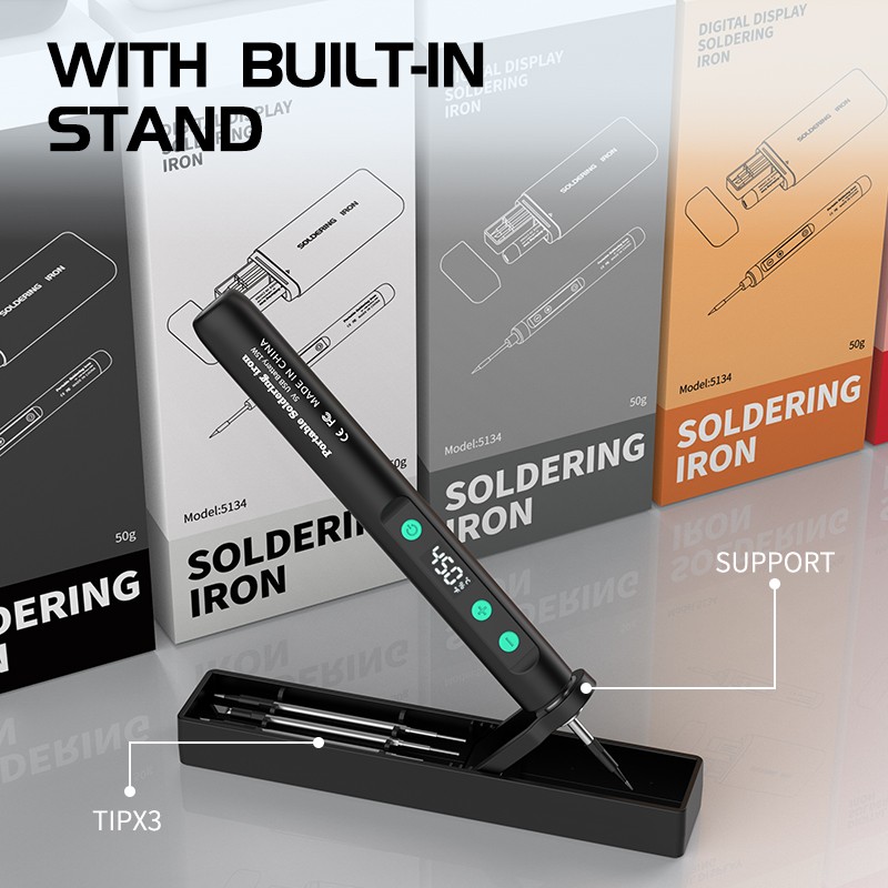 DIY Repair USB Soldering Iron Digital Display Temperature Range 180??C-450??C