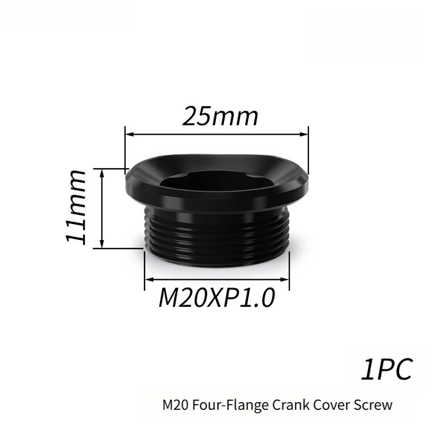 Efficient Bicycle Crank Dust Cover for Hollowtech Spindle Cranksets Lightweight