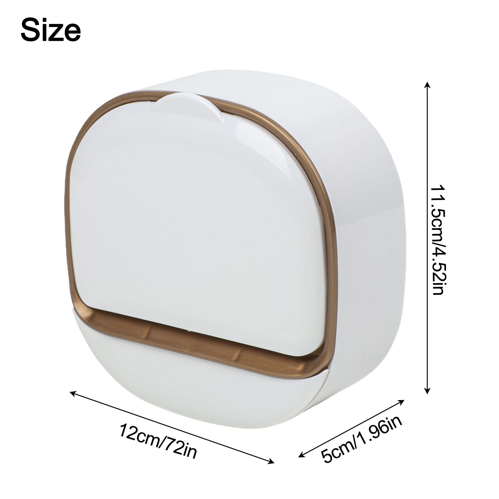 Wall Mounted Soap Holder for Bar Soaps and Sponges with Efficient Drainage