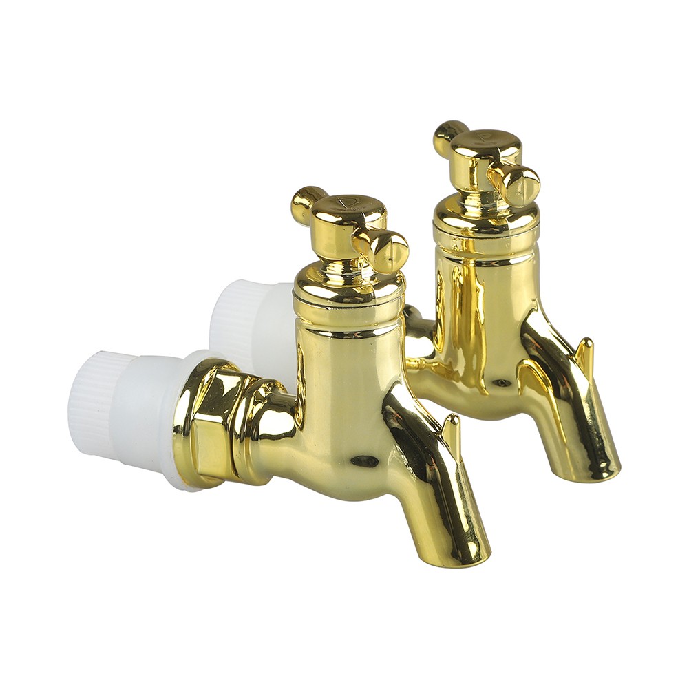 Drink Dispenser Tap 2PCS Zinc Plated Finish for Elegant Beverage Service