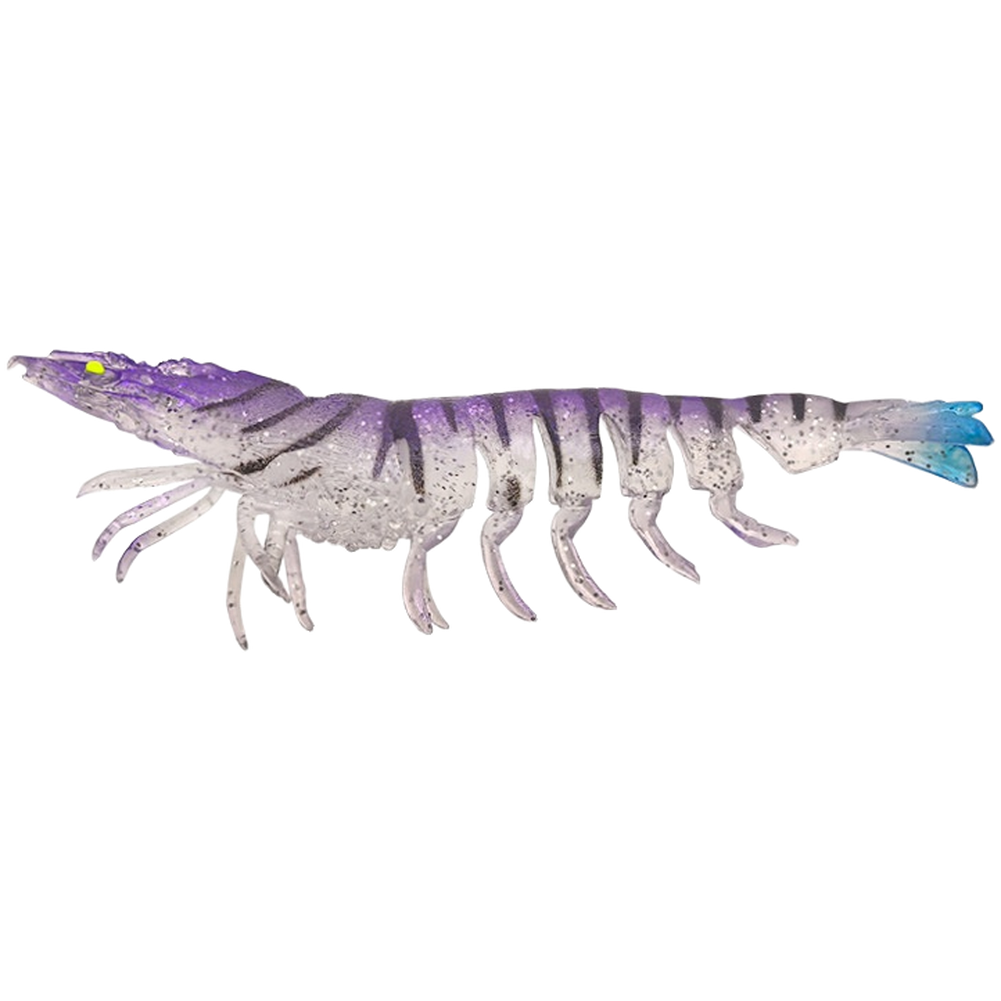Flexible 9.5cm TPE Soft Shrimp Bait with Weight for Enhanced Fishing Results