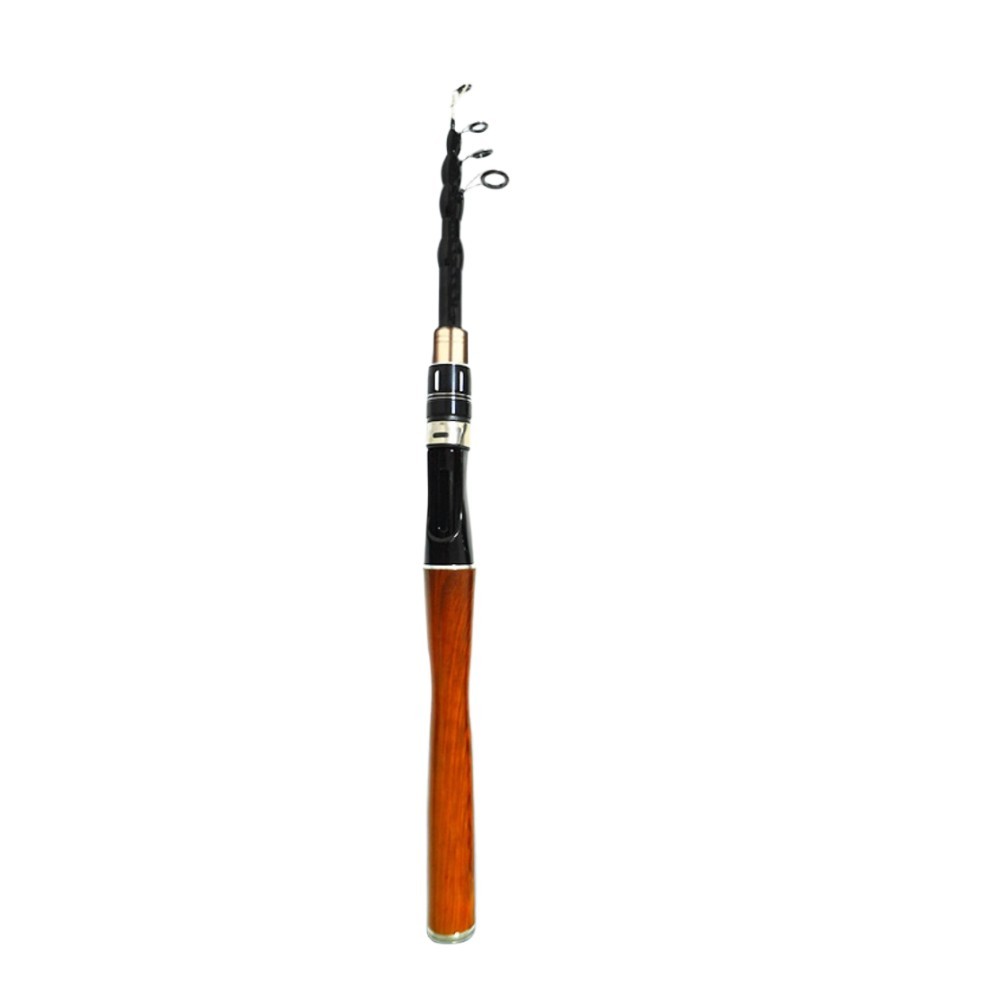 Telescopic Fishing Rod with Carbon Fiber Blank 43cm Transport Length ML