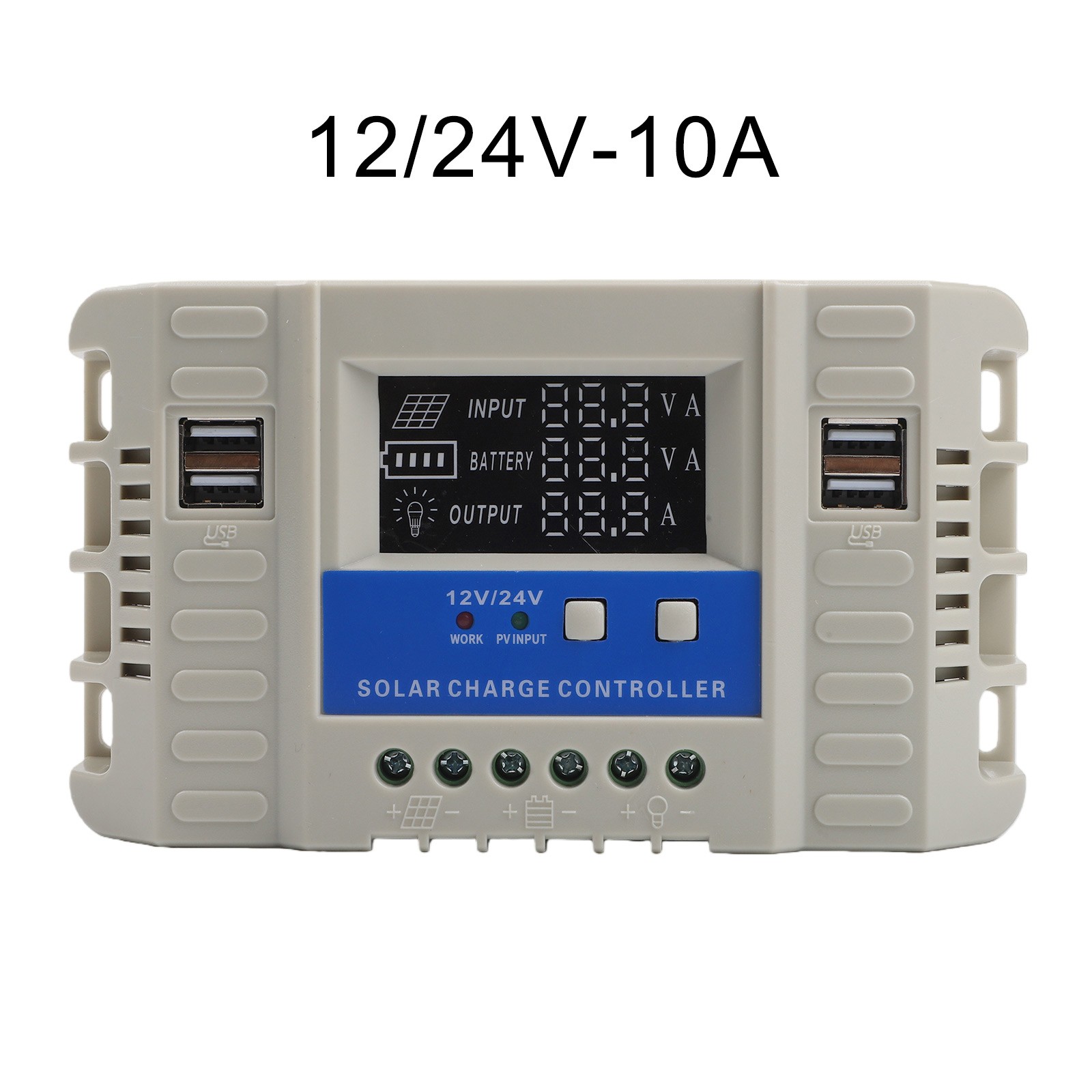 Acid Battery Solar Charge Controller 12V 24V with Intelligent Charging