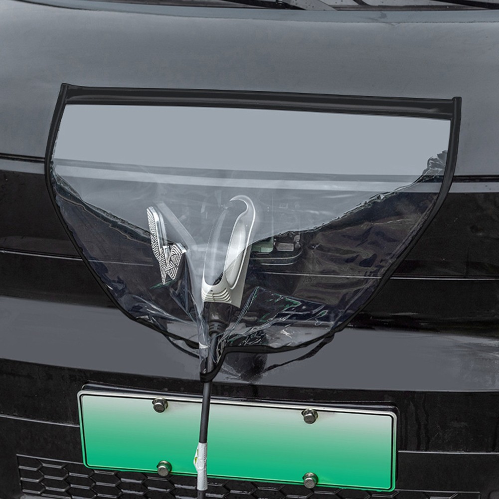 EV Charger Cover Double-ring Magnetic Strips Binder Fastening Easy Installation