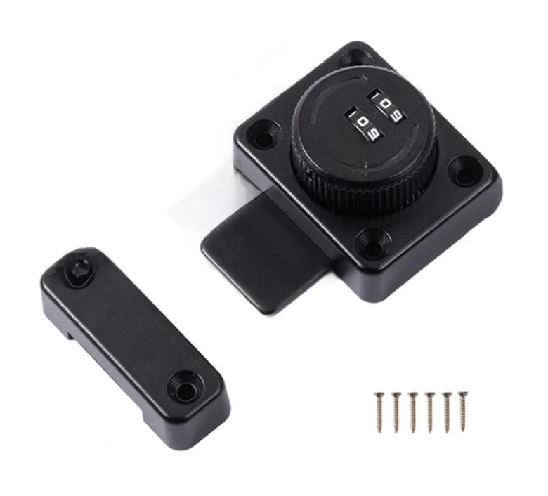 Easy Install No Drill Door Lock with Combination Entry for Home Safety