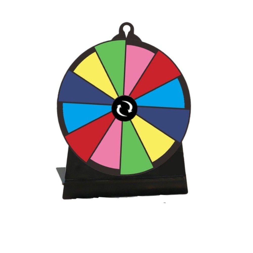 Rotating Acrylic Wheel Game with Compact Size for Portable Entertainment