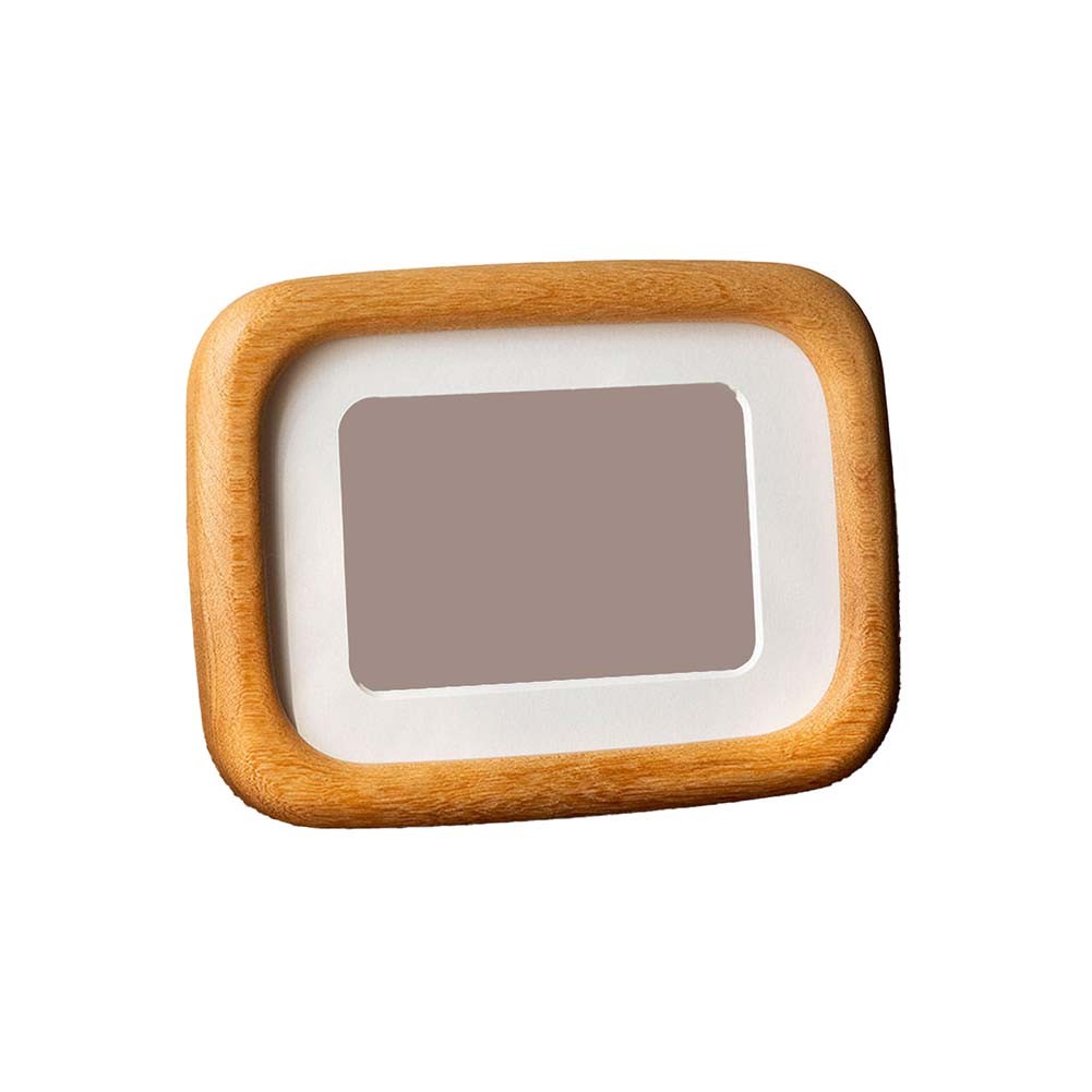Teak and Black Walnut Frame for 3 5 6 7 8 in Pictures for Wall or Desk Display