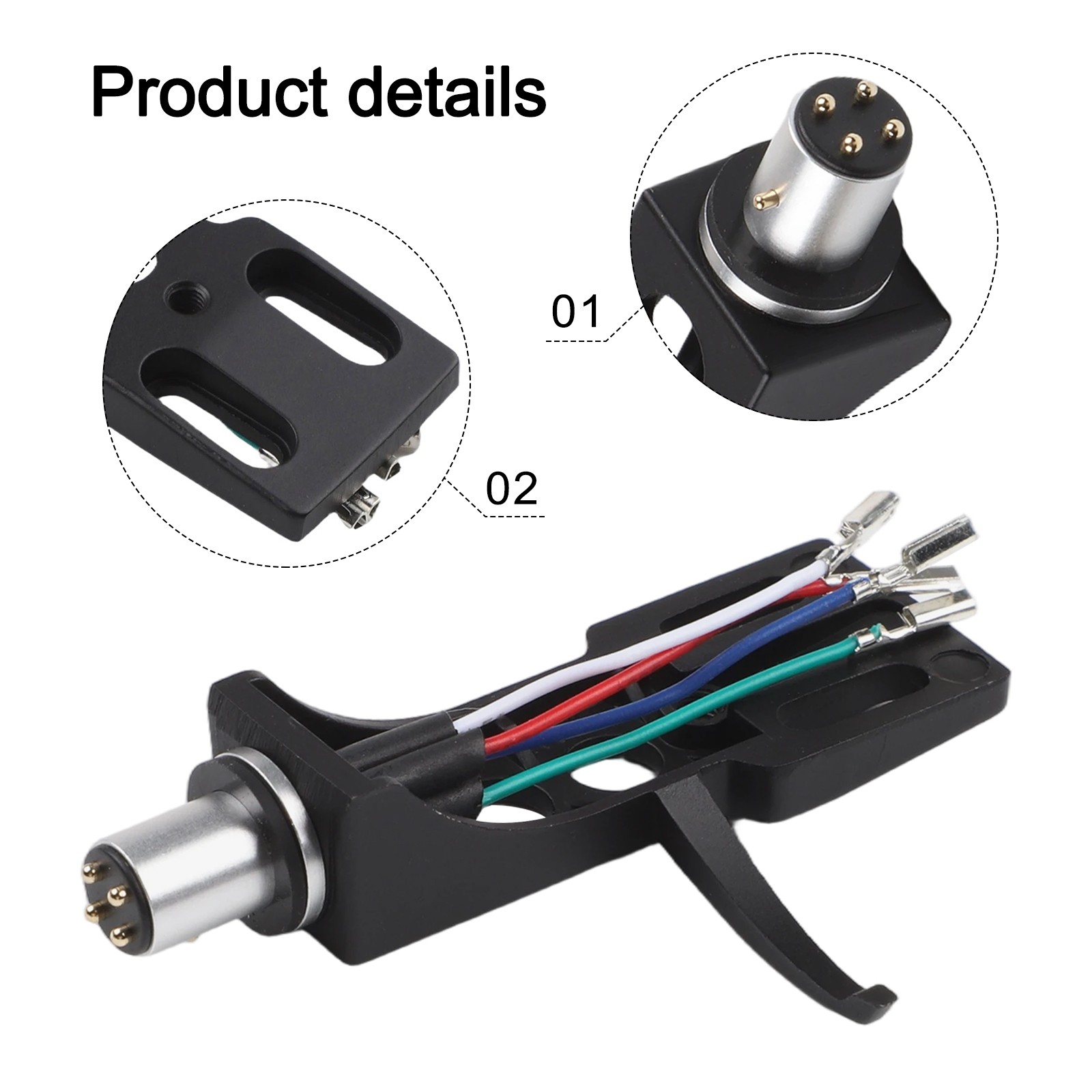 AT3600L Moving Magnet Phonograph Kit with Alloy Bracket for Turntables