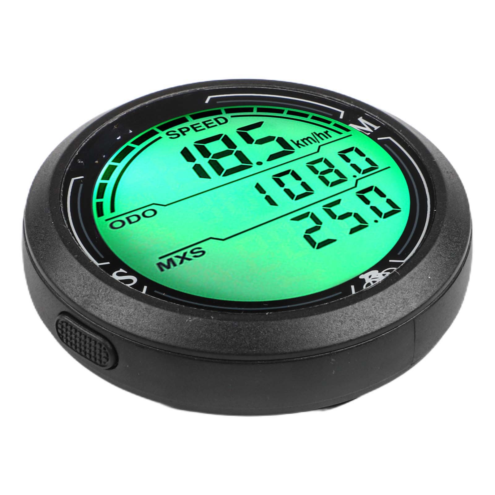 Waterproof Bicycle Speedometer with Large Backlit LCD Display Odometer