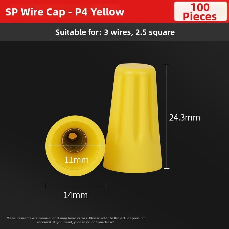 100PCS Terminal Closure Cap for Wire Management with Crack Resistant Design