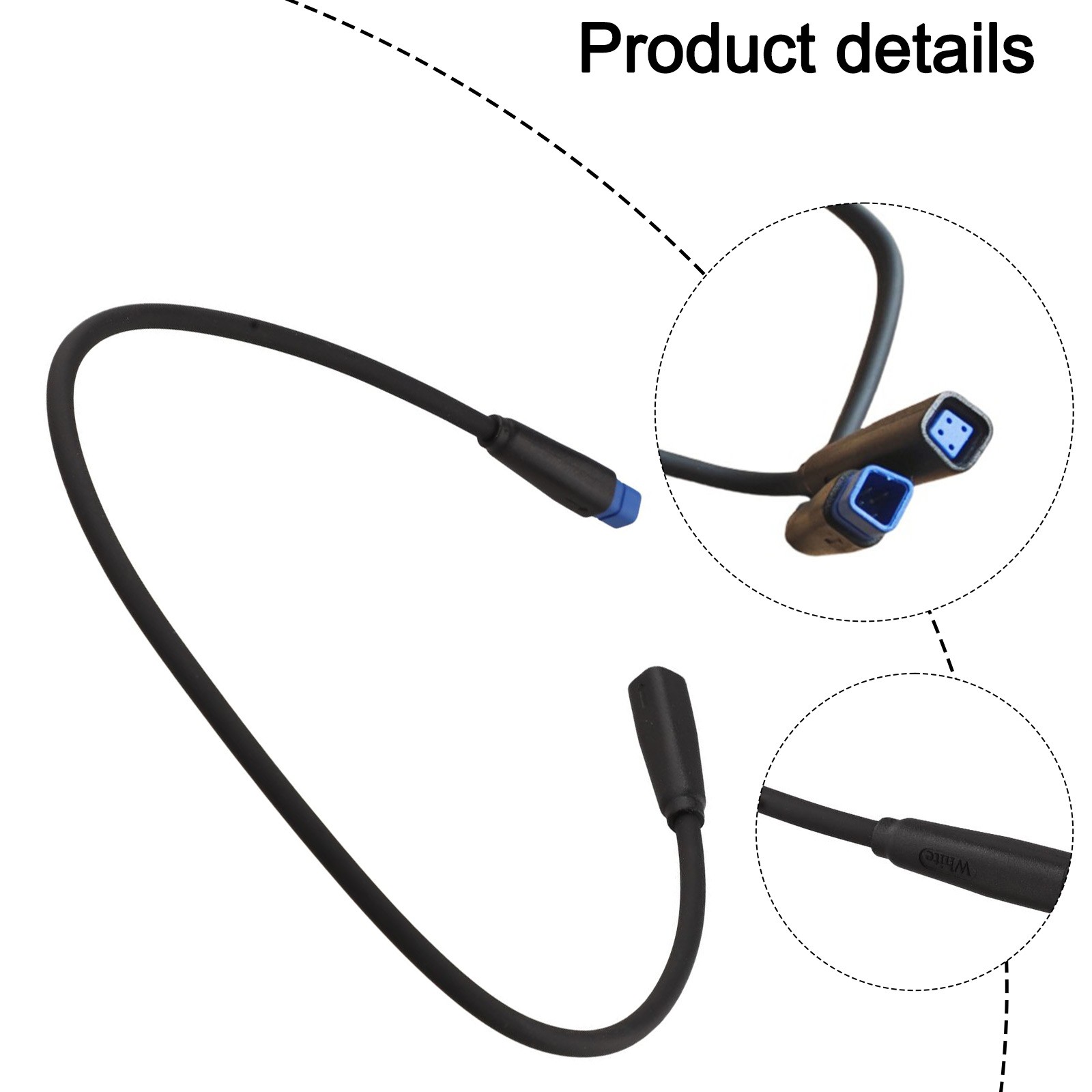 Speed Sensor Extension Cable 4Pin for Bafang MidDrive Motor 30cm 60cm CAN
