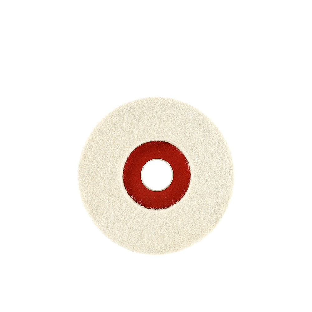 Wool Polishing Wheel with Reinforced Ring for Angle Grinder 115mm 4.5in