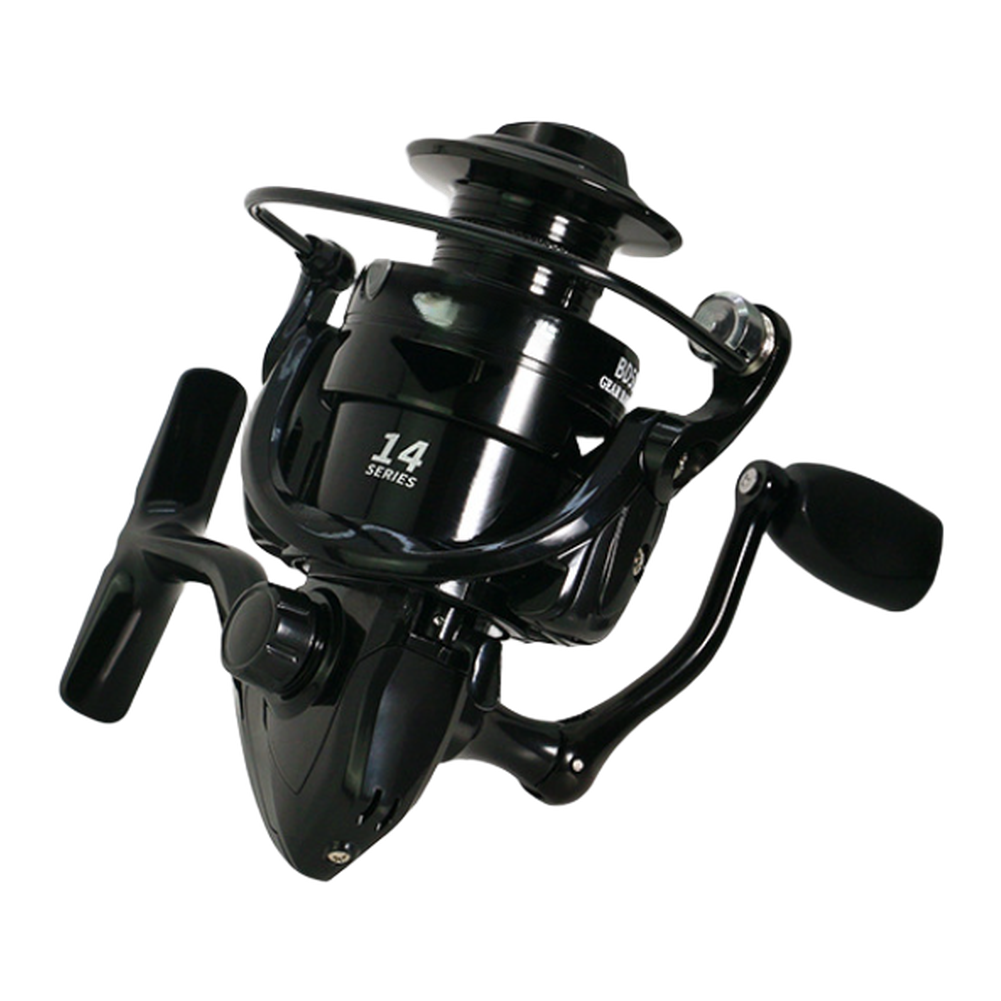 Fishing Reel 5.5:1 Gear Ratio with Reverse Switch and Metal Components