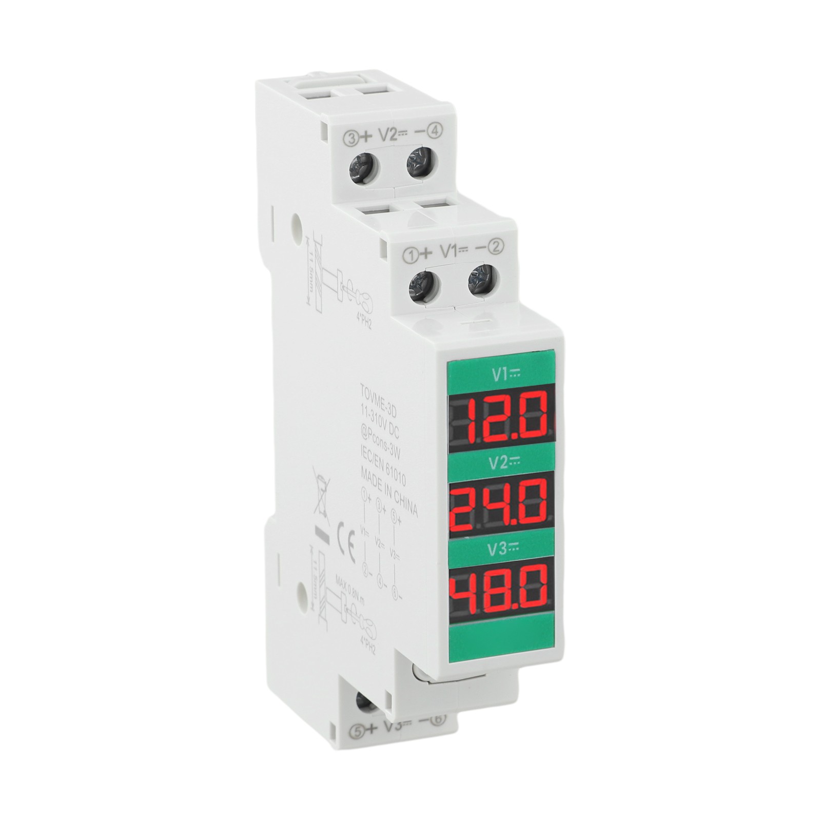 DC Voltage Display Reliable Operation For DC Voltage Measurement High Accuracy