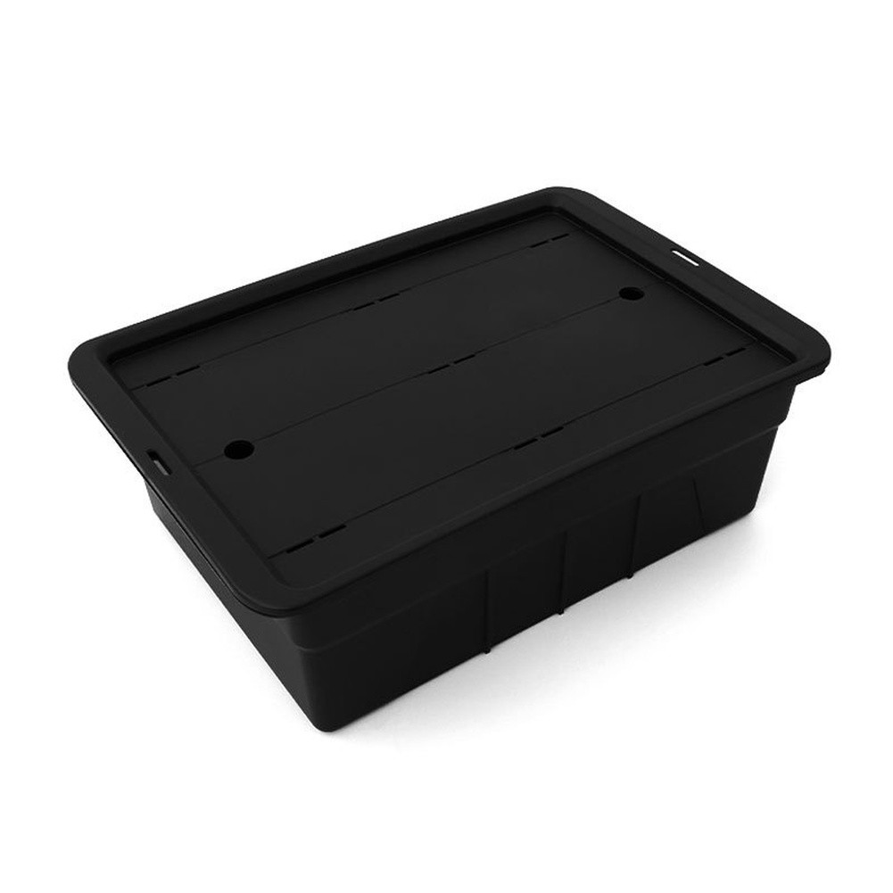 For IGT Table Tea Tray with Lid Drainage 36 x 24.8 x 12 cm Stackable Design