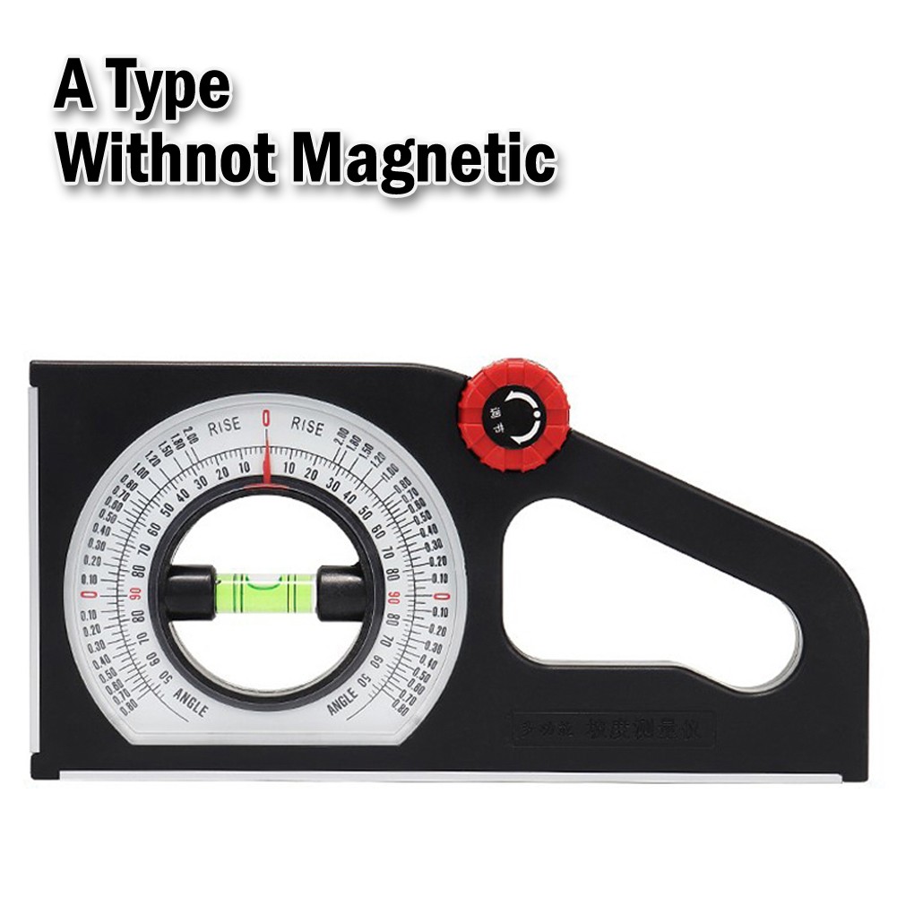 ABS Magnetic Slope Measurer with 10% to 20% Grade Scale and Level Tube