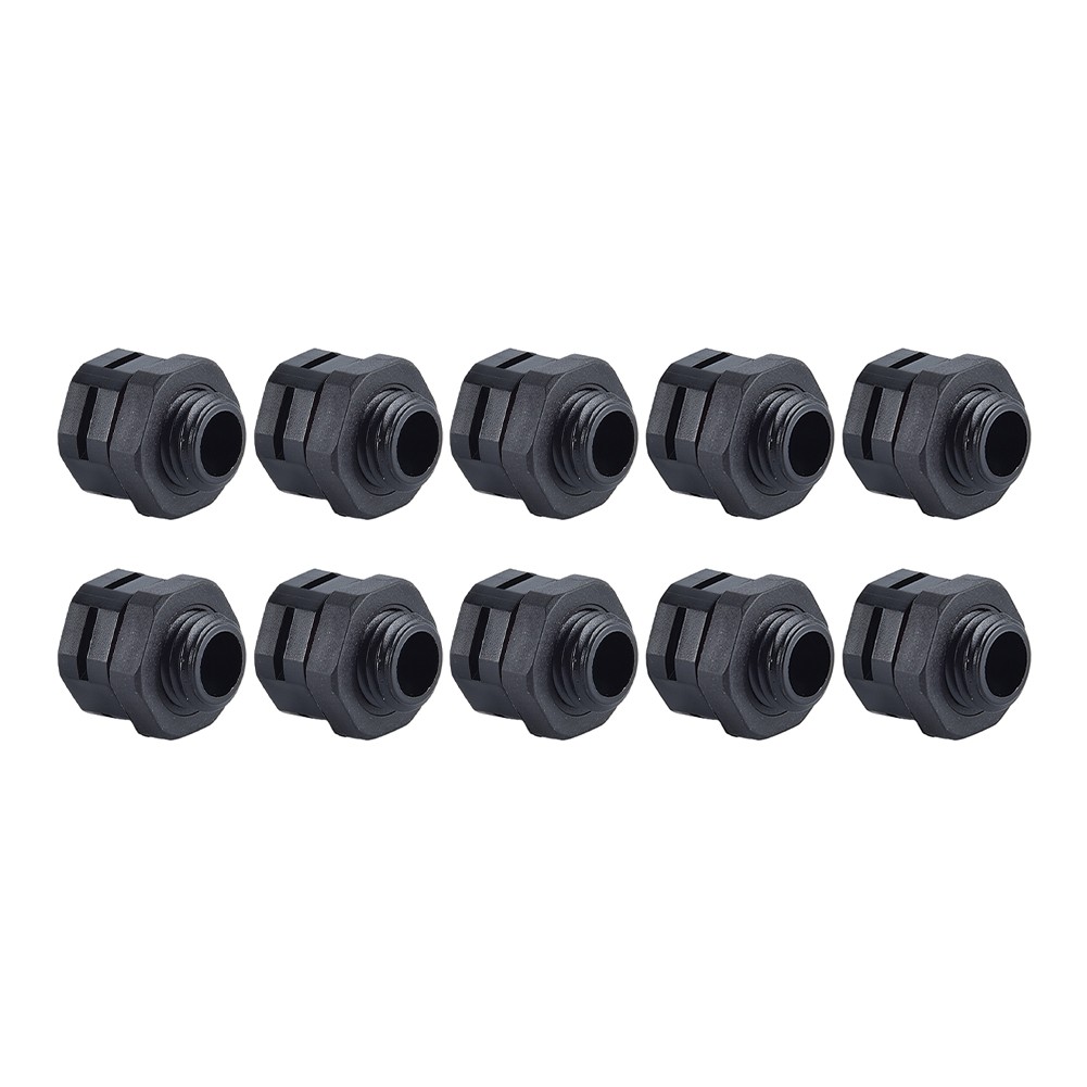 Black Plastic Vent Valves 10 Pack for For outdoor Lighting Fixture Protection