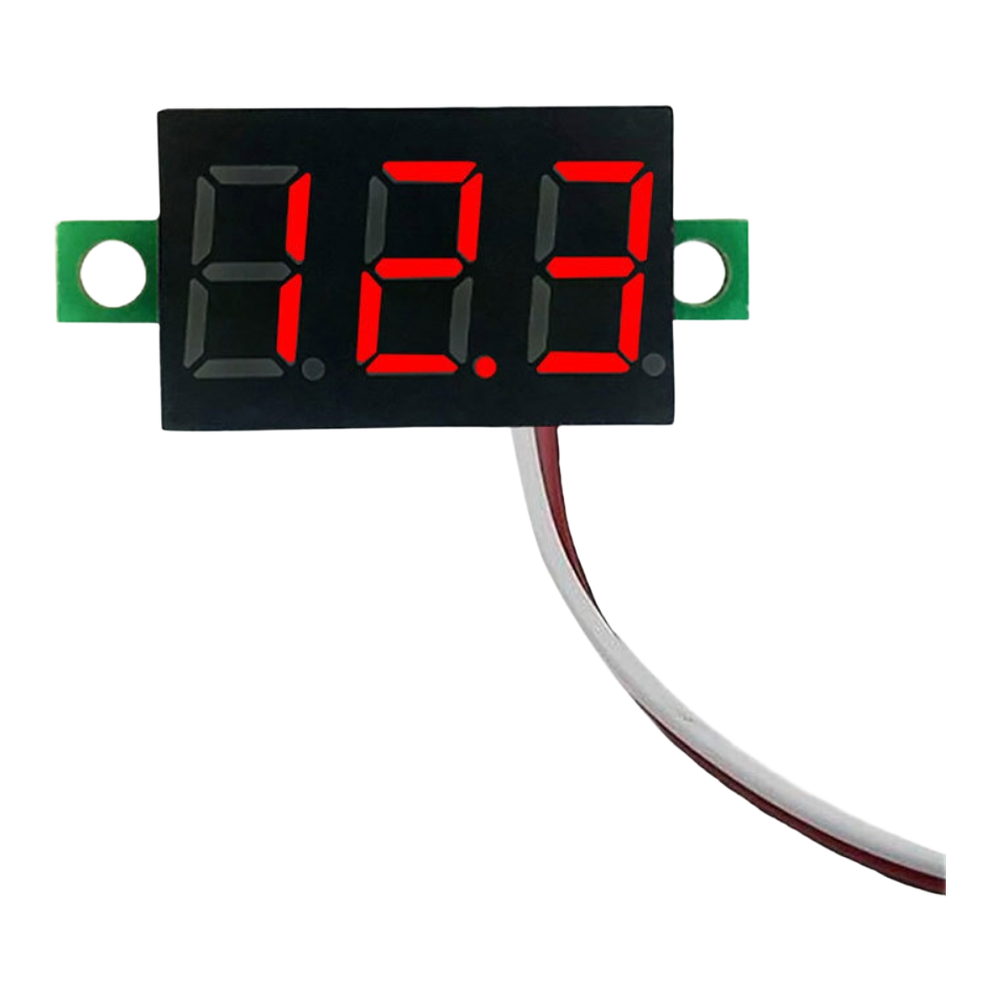 Digital panel meter 0.28 inch size for DC 5-30V voltage monitoring equipment
