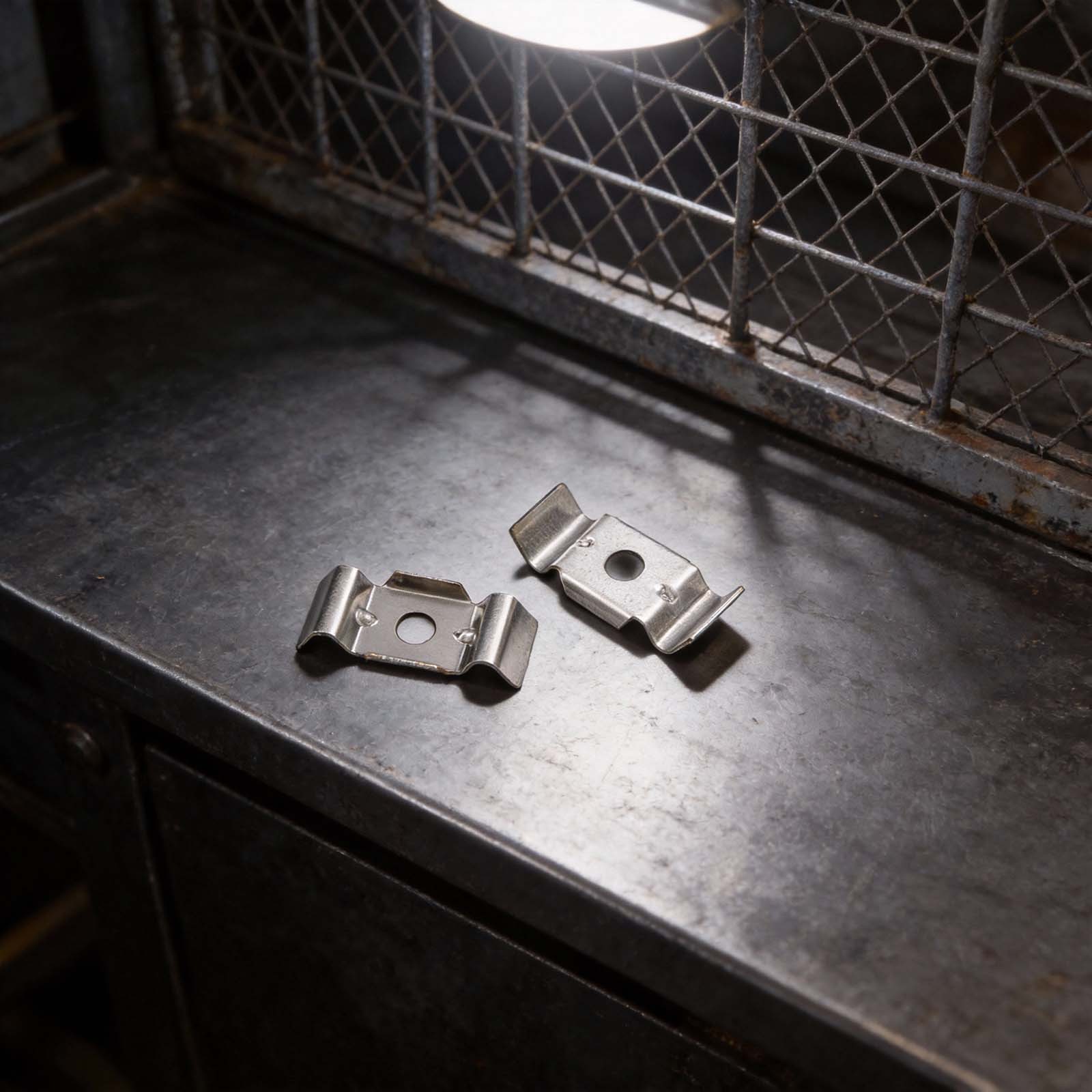 Double Pole Pad Fence Bracket Clamp for 28 32mm Metal and Wooden Posts