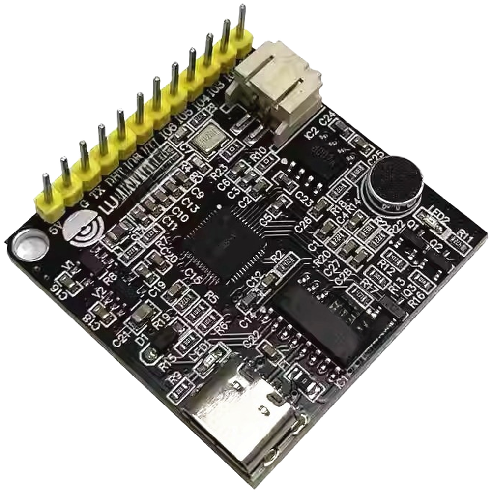 LU-ASR01 Black Voice Recognition Module 3.6x3.6cm with Easy Software Setup