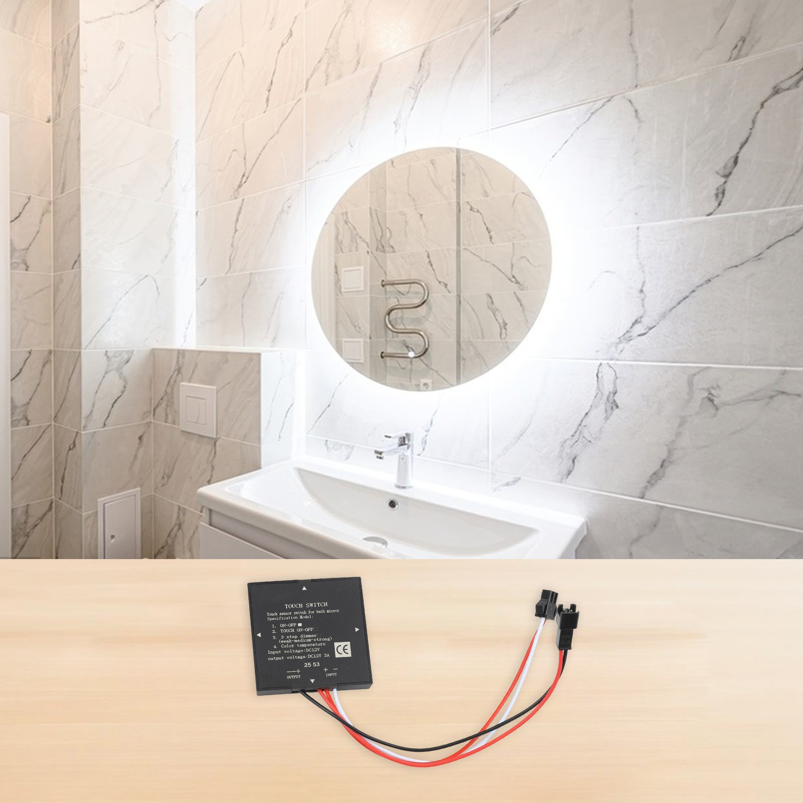 Bathroom Mirror Touch Sensor Switch Enhance Your LED Lighting Experience