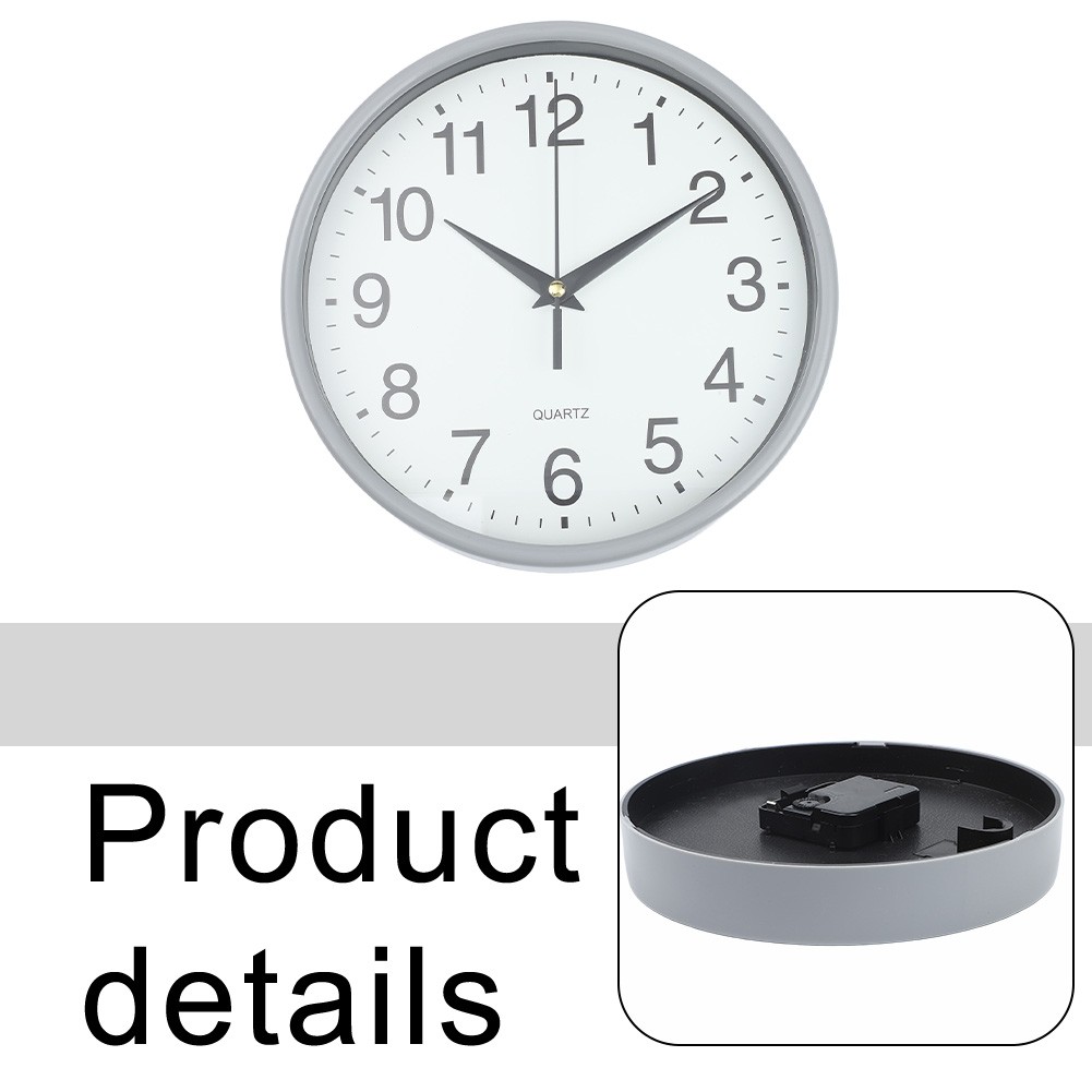 High Quality Wall Clock Clock Modern 1PC 20cm In Diameter Black Decorative