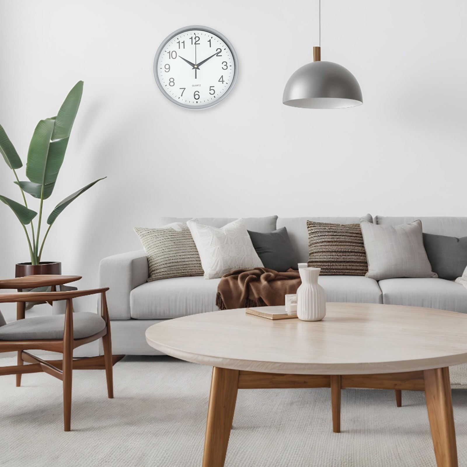 High Quality Wall Clock Clock Modern 1PC 20cm In Diameter Black Decorative