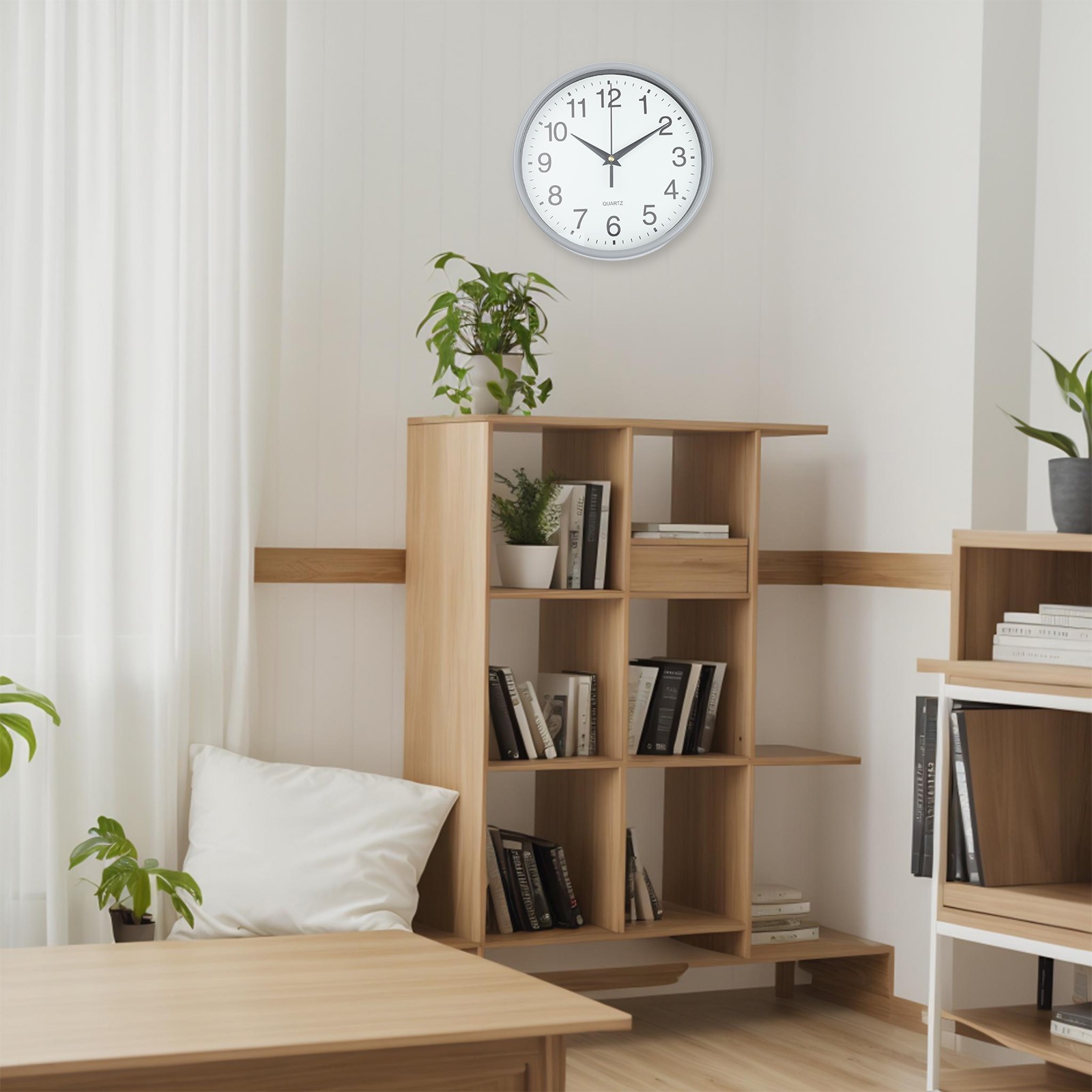 High Quality Wall Clock Clock Modern 1PC 20cm In Diameter Black Decorative