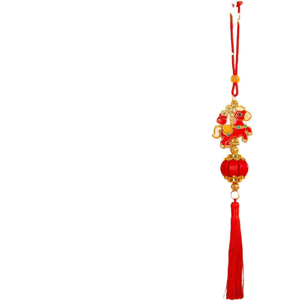 Plastic Red Lantern String Decoration for Chinese New Year Celebration