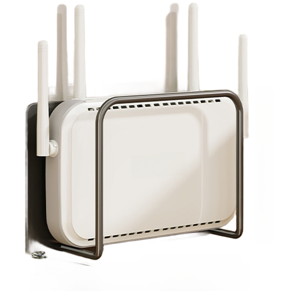 WiFi Router Holder Wall Mount for Set Top Box Cable Modem Space Saving Design