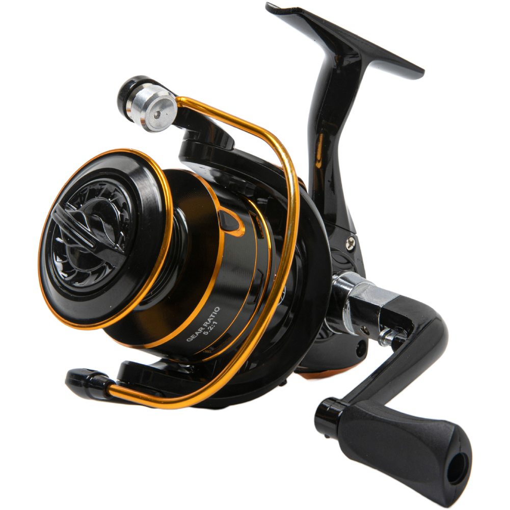 High Density Metal Spool Fishing Reel with 5.2:1 Gear Ratio and Nylon Body