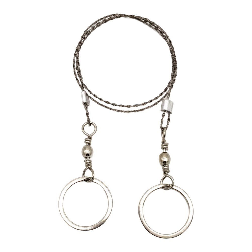 Stainless Steel Wire Saw with Stainless Steel Handles for Long Term Durability