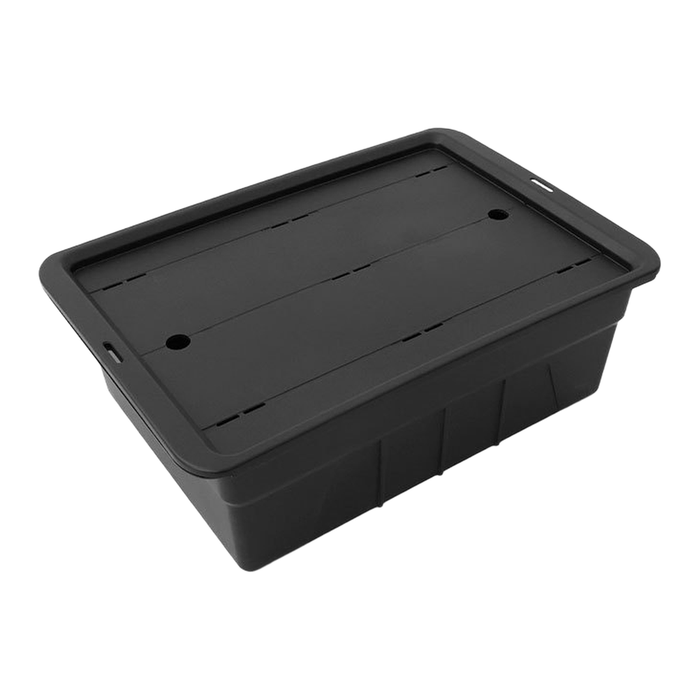 For IGT Table Tea Tray with Lid Drainage 36 x 24.8 x 12 cm Stackable Design